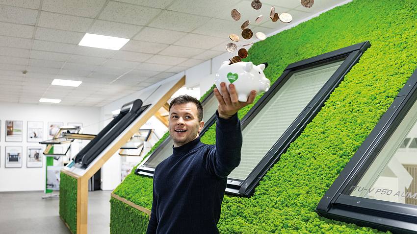 Okna dachowe GREENVIEW od FAKRO - energooszczędność, którą widać każdego dnia