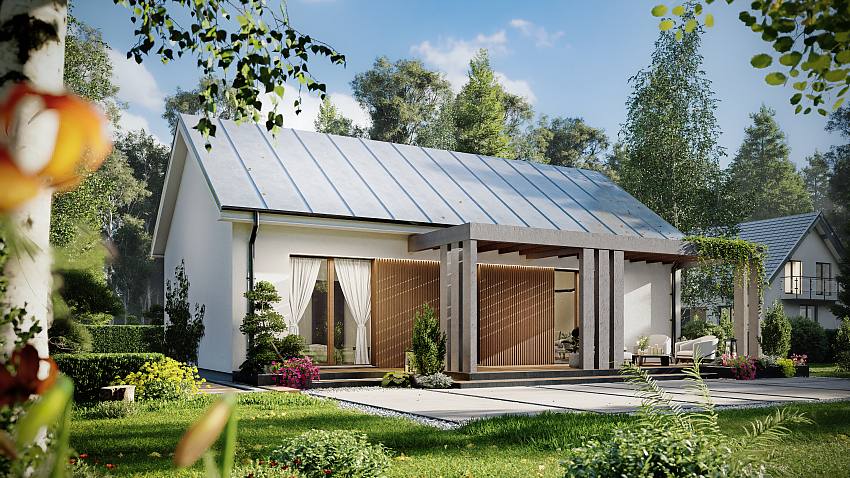 Premiera Z561 - Mały, funkcjonalny dom w nowoczesnym stylu!