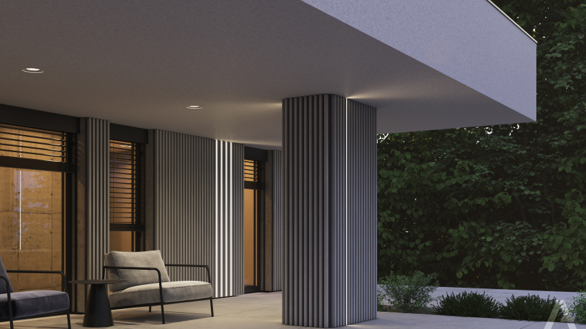 Dekoracyjne lamele aluminiowe EARTHLINE