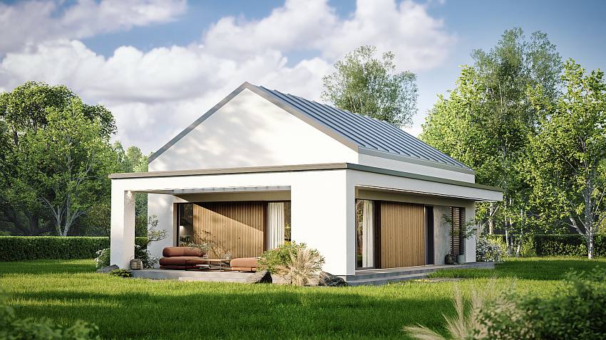 Z499 – Stodoła z dużym tarasem i poddaszem do adaptacji