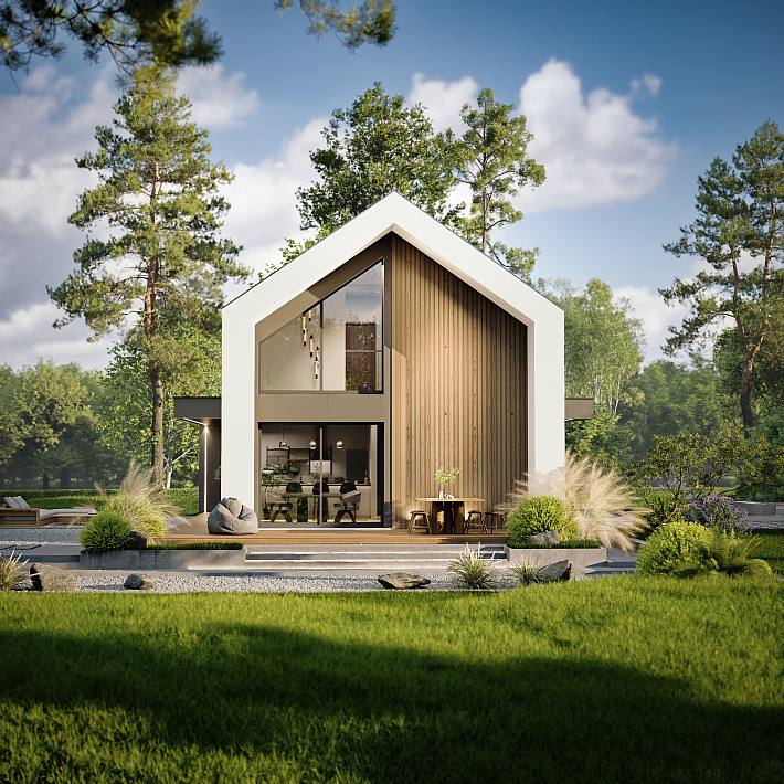 Poznaj Z584 – Duże przeszklenia, prosta bryła, wyjątkowy klimat