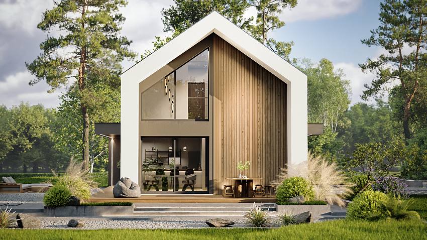 Poznaj Z584 – Duże przeszklenia, prosta bryła, wyjątkowy klimat