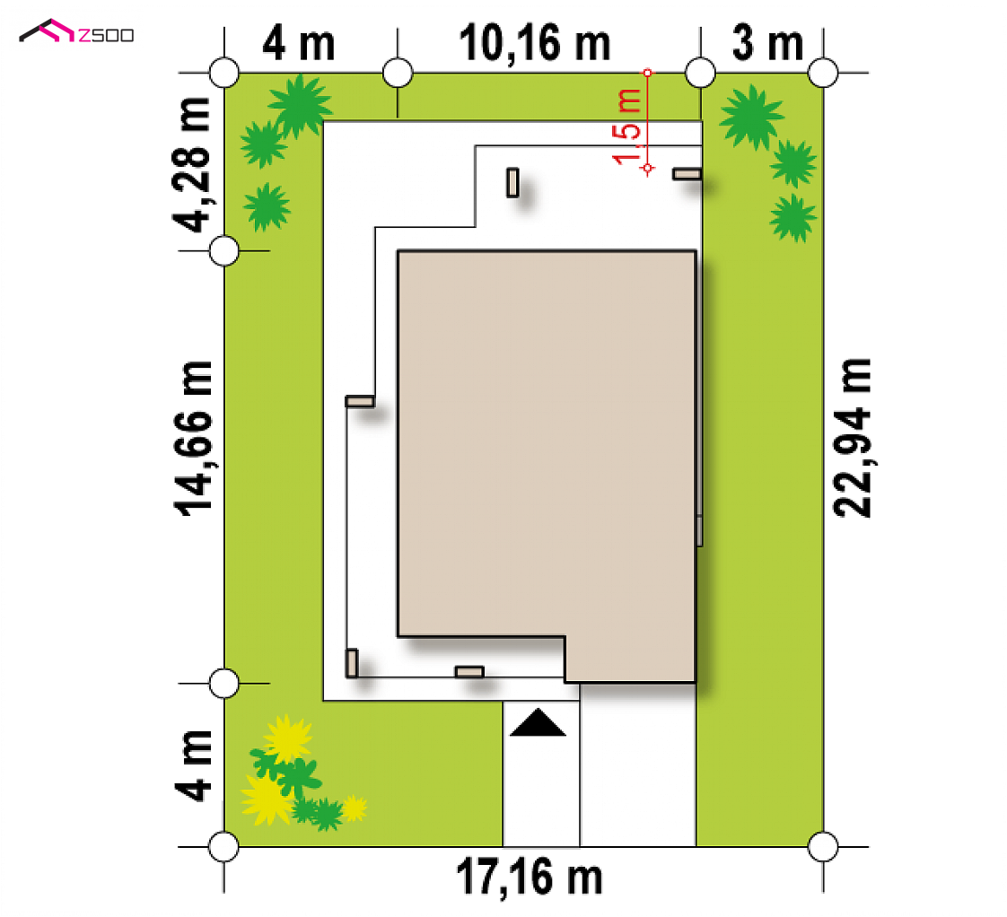 Zx93 to wyjątkowy dom z kategorii projekty domów do 160 m2 Gotowy projekt domu Zx93 - Prosta piętrowa kostka z drewnianą elewacją, płaskim dachem oraz antresolą.