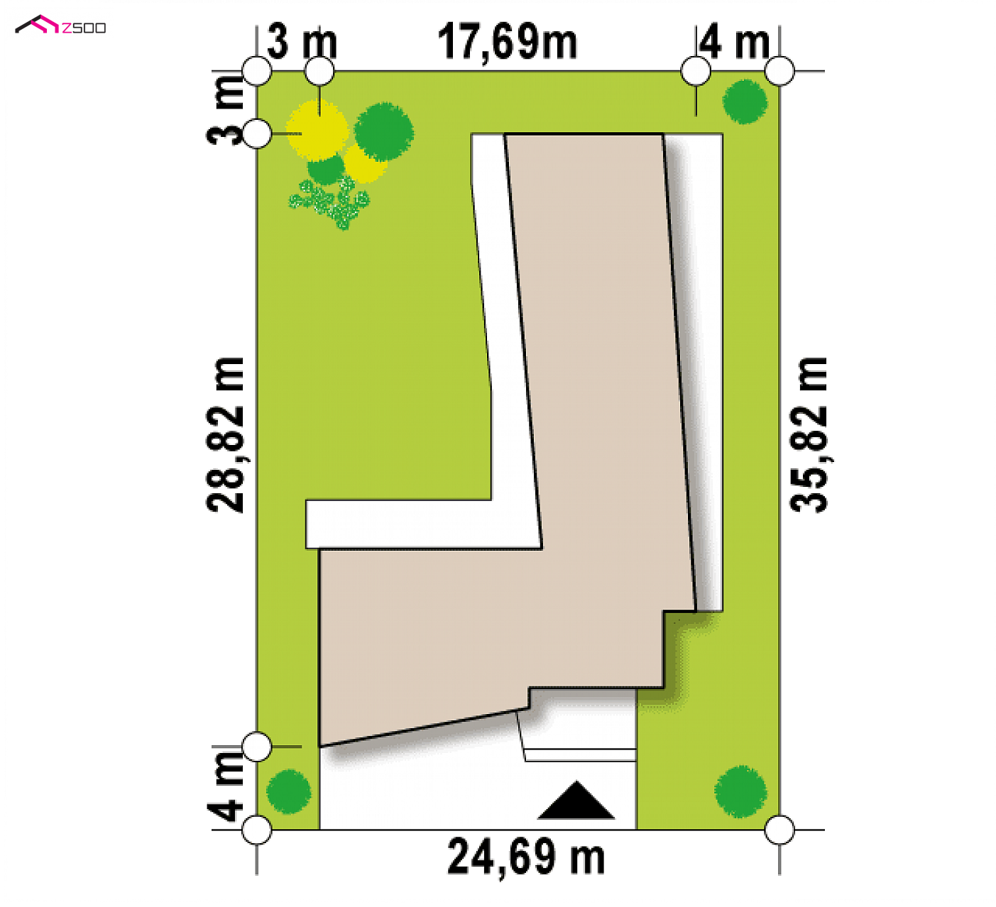 Zx184 to wyjątkowy dom z kategorii projekty domów z czterema pokojami Gotowy projekt domu - Nowoczesny parterowy autorodzinny dom z garażem na 3 samochody,duże przeszklenia