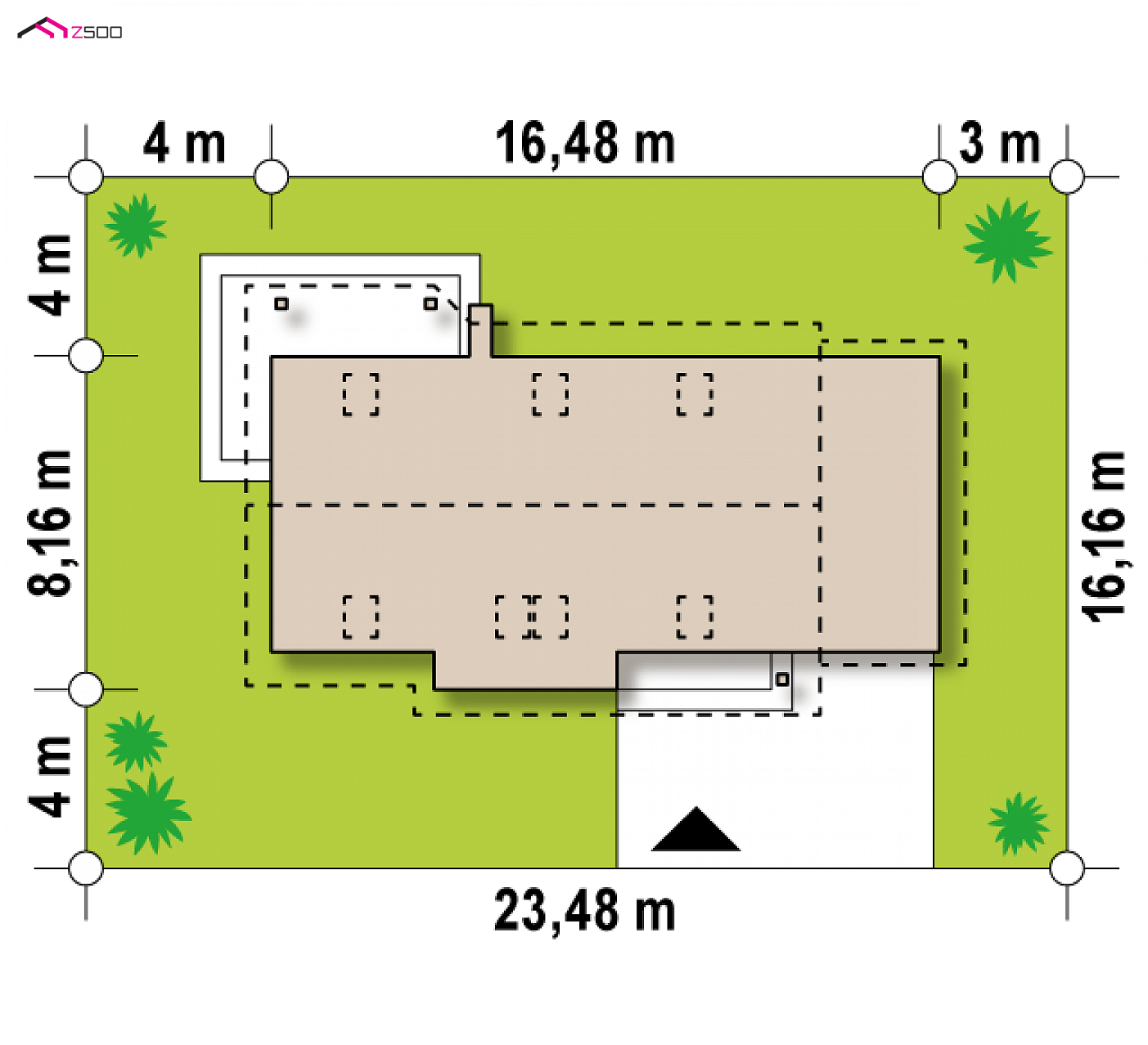 Z79 GP NF40 to wyjątkowy dom z kategorii projekty domów energooszczędnych Gotowy projekt domu - Wersja projektu w standardzie NF40