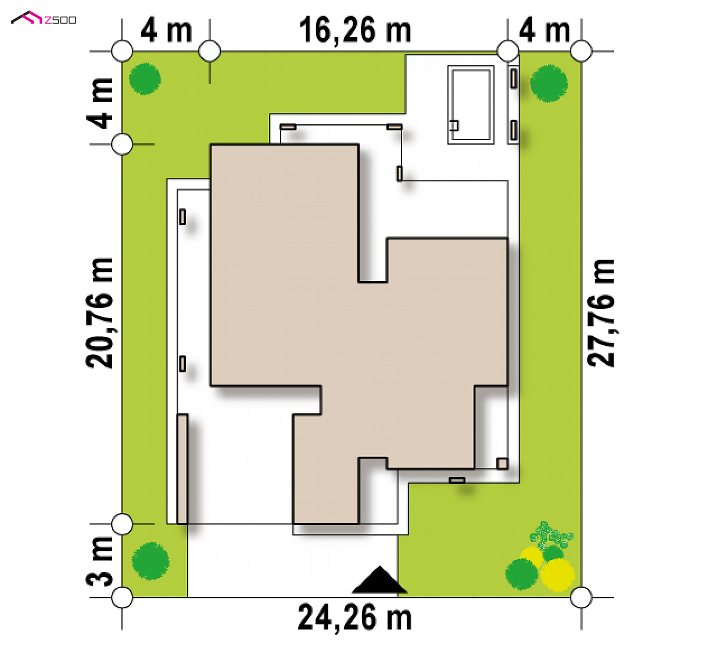Zx79 NF40 to wyjątkowy dom z kategorii projekty domów do 170 m2 Gotowy projekt domu - Wersja projektu w standardzie NF40