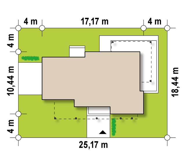 Zx14 to wyjątkowy dom z kategorii projekty domów powyżej 200 m2 Gotowy projekt domu Zx14 - Nowoczesny dom piętrowy z garażem od frontu i przestronnym wnętrzem.