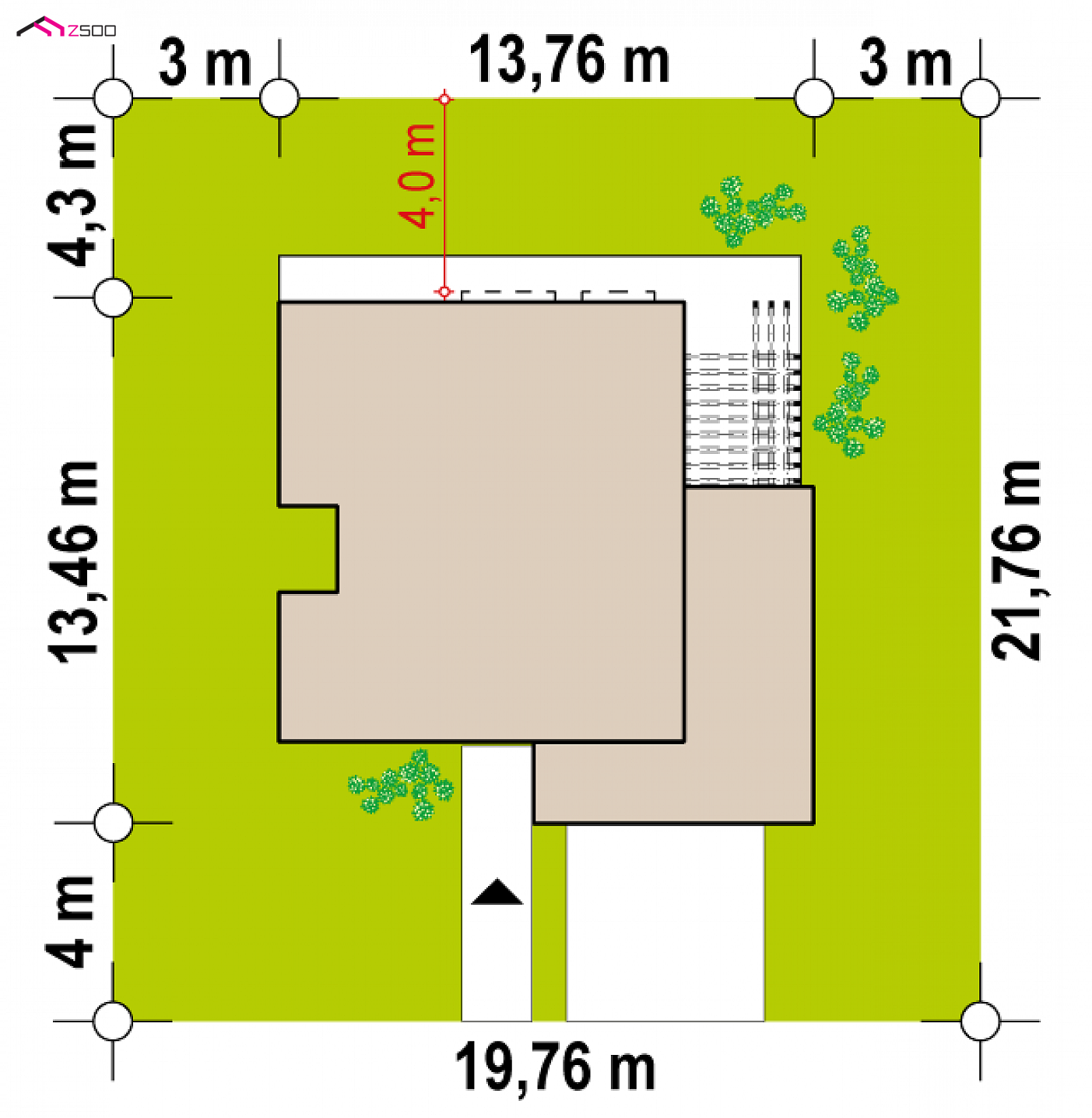 Zx255 to wyjątkowy dom z kategorii projekty domów piętrowych (dwukondygnacyjnych) Gotowy projekt domu - Nowoczesny dom piętrowy z dużymi przeszkleniami i garażem dwustanowiskowym.