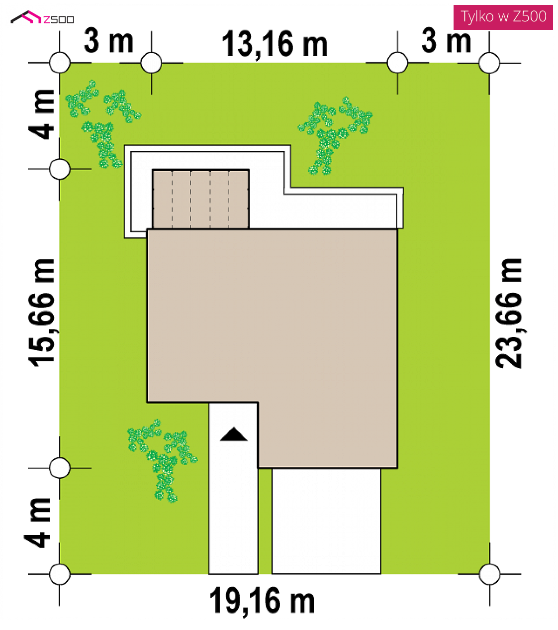 Z450 to wyjątkowy dom z kategorii projekty domów do 140 m2 Gotowy projekt domu Z450 - Dom z oranżerią, wydzieloną sypialnią główną na parterze i pokojami na poddaszu
