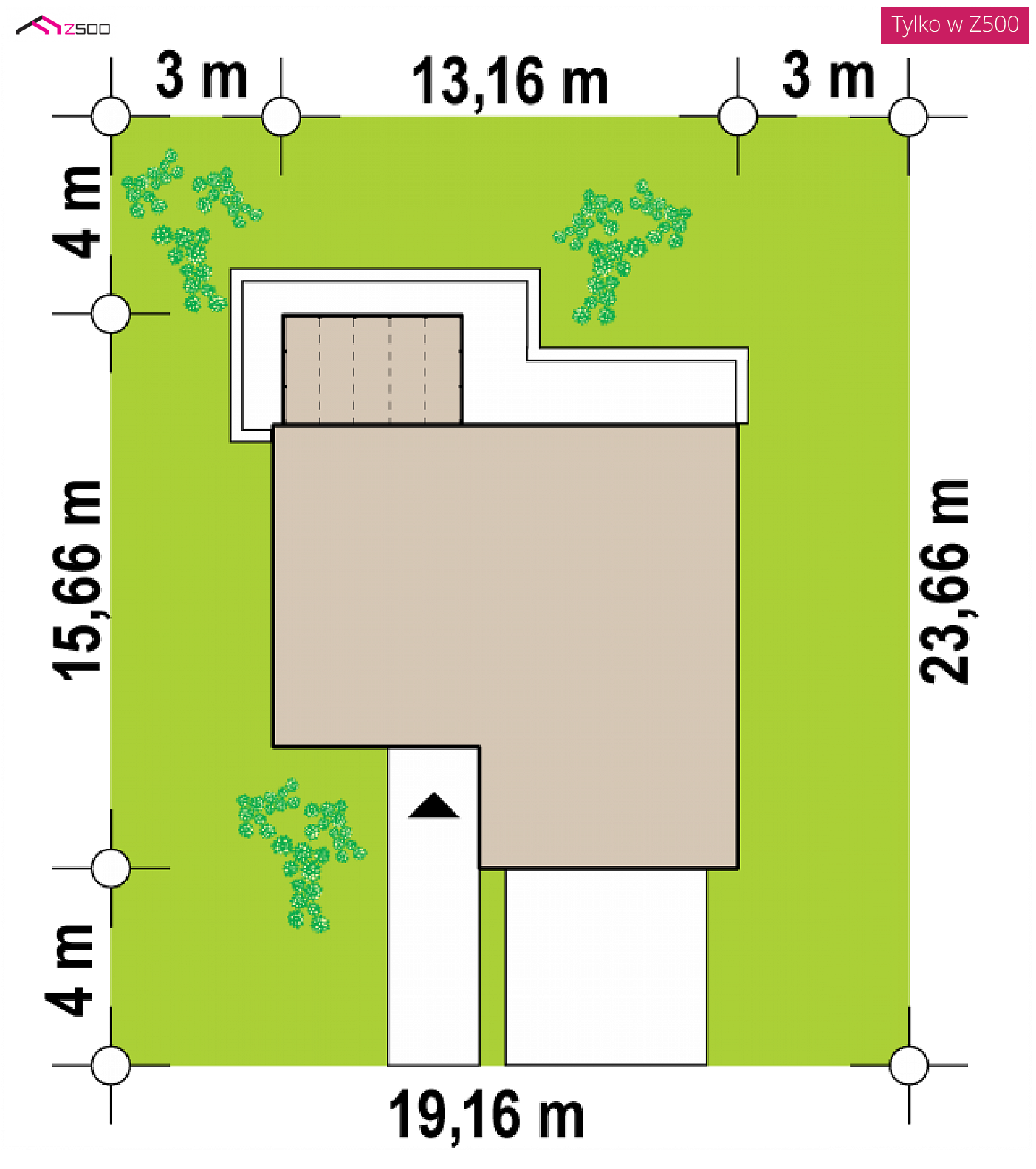 Z450 to wyjątkowy dom z kategorii projekty domów do 140 m2 Gotowy projekt domu - Dom z oranżerią, wydzieloną sypialnią główną na parterze i pokojami na poddaszu