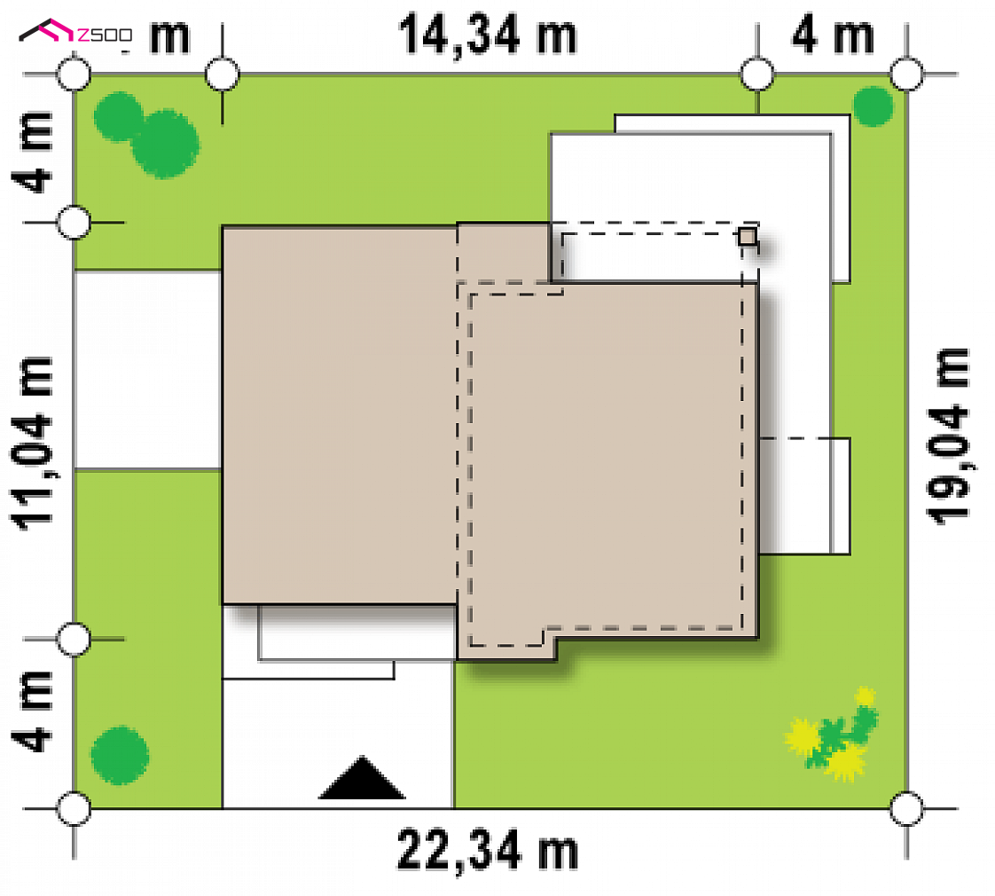 Zx54 to wyjątkowy dom z kategorii projekty domów z większą liczbą pokoi Gotowy projekt domu Zx54 - Piętrowy dom w nowoczesnym stylu z funkcjonalnym wnętrzem.
