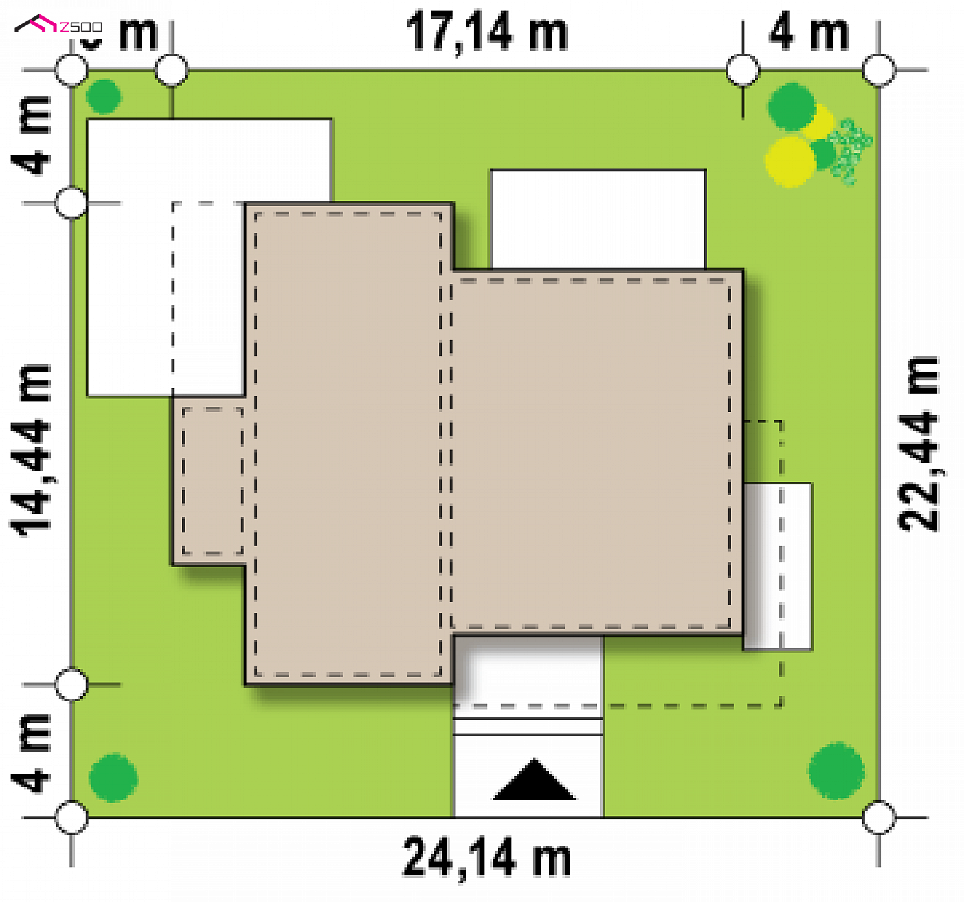 Zx101 to wyjątkowy dom z kategorii projekty domów do 160 m2 Gotowy projekt domu - Komfortowy dom parterowy o nowoczesnym wyglądzie z linii modern.