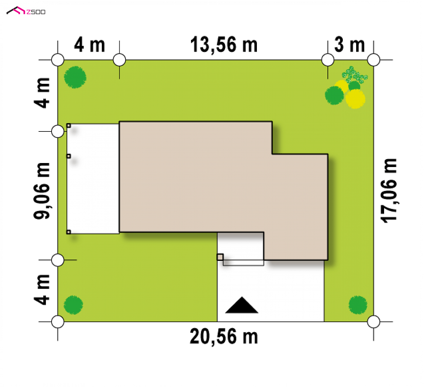 Zx63 NF40 to wyjątkowy dom z kategorii projekty domów energooszczędnych Gotowy projekt domu - Wersja projektu w standardzie NF40