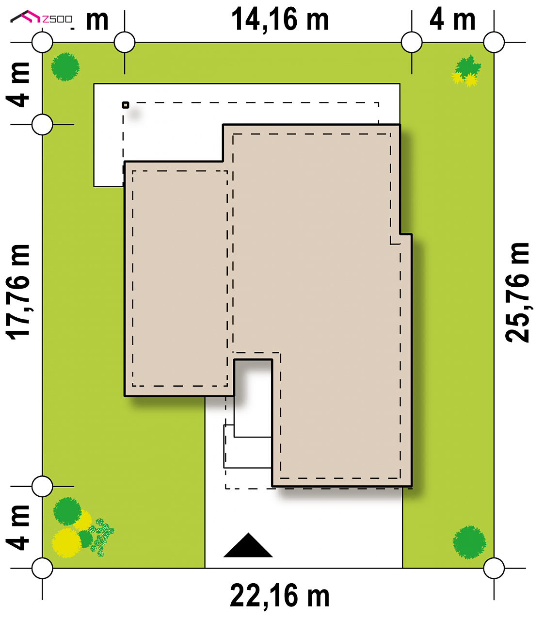 Zx100 NF40 to wyjątkowy dom z kategorii projekty domów energooszczędnych Gotowy projekt domu Zx100 NF40 - Wersja projektu w standardzie NF40
