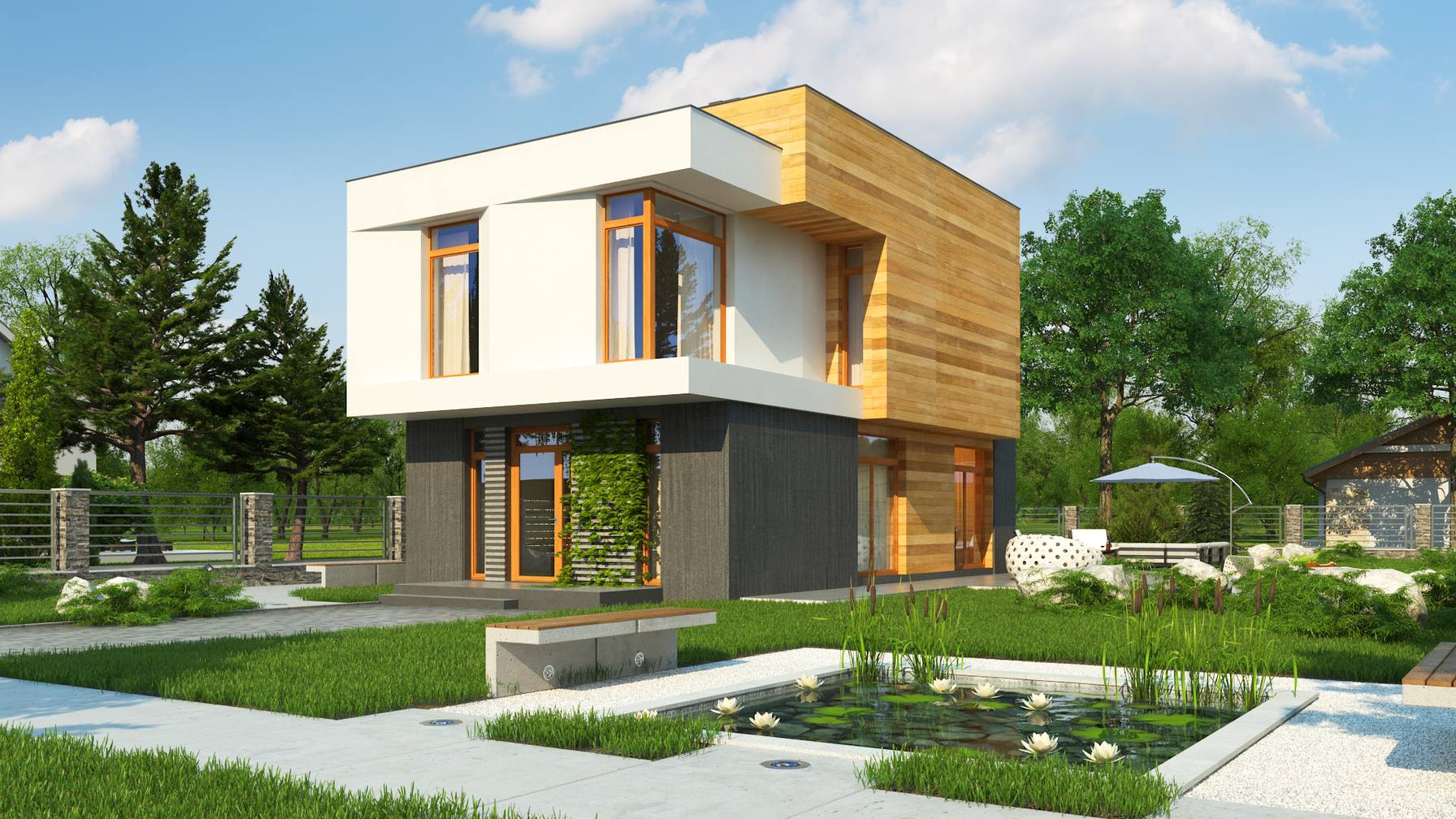 Projekt domu Zx147 Piętrowy dom w nowoczesnym stylu z