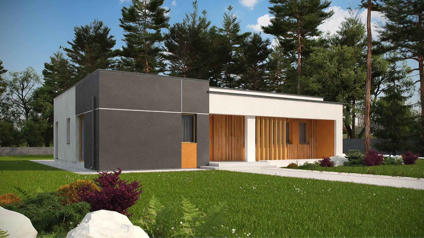 ＊DOM SPACE DESIGN ＊ projekt domu Zx85 Projekt domu Zx85 - Murator projekty